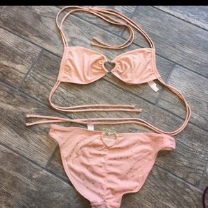 Victoria Secret Heart Bikini 🧡